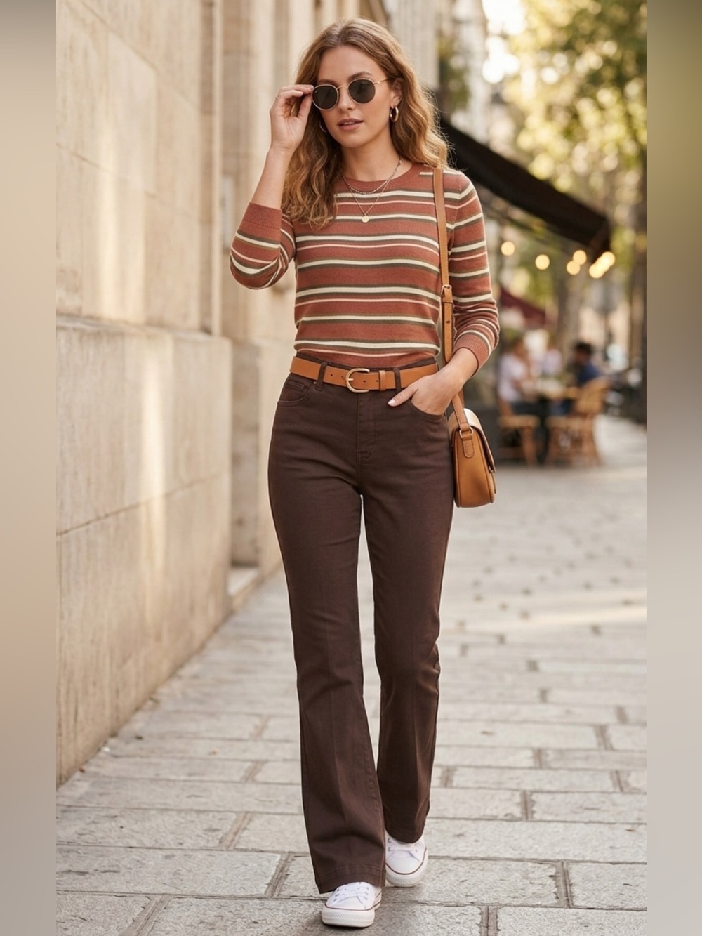 Mos Mosh Chocolate Brown High Rise Bootcut Jeans 27 NWT